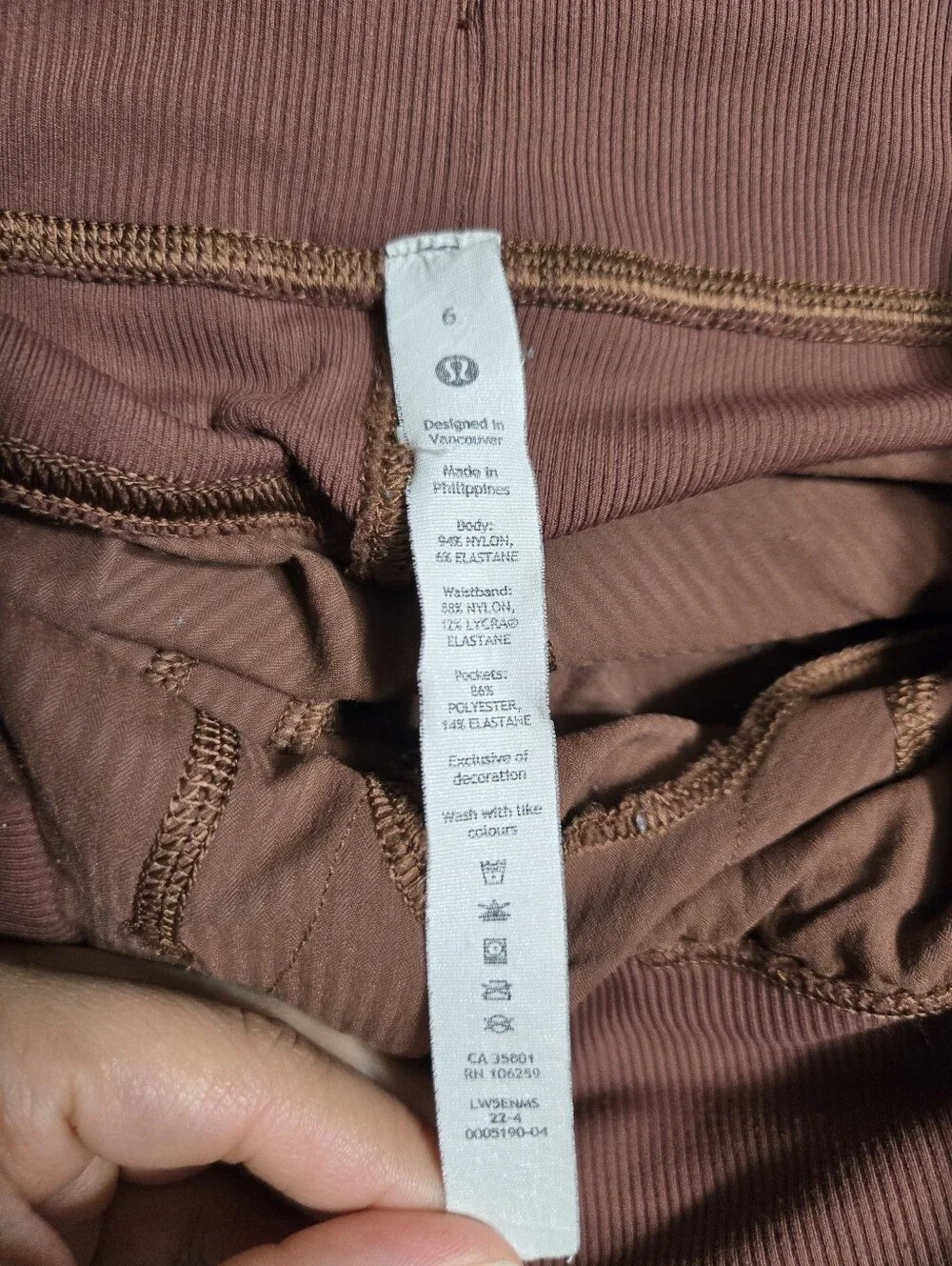 Lululemon Women's Dance Studio Mid-Rise Jogger Roasted Brown Swift sz 6